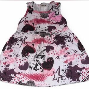 Sweet & Soft Girls' Pink and Black Dress